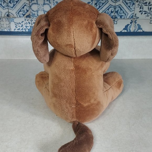 BuildABear Toys Build A Bear Velvet Hugs Puppy Dog Plush Brown